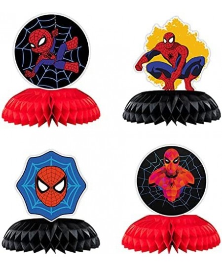 7pcs Spiderman Honeycomb Centerpiece Table Decorations Spiderman Theme Birthday Party Supplies $23.97 - Kids' Party Centerpieces