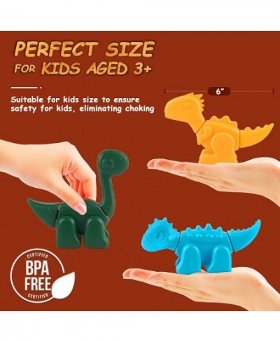 Dinosaur Toys for Kids 3-5 Take Apart Dinosaur Toys with Activity Play Mat STEM Construction Building Kid Toys with 7 Dino Fi...