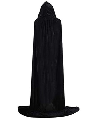 Cloak with Hood Women Men Velvet Halloween Cape for Women Kids Unisex Witch Vampire Capes Christmas Costume $24.33 - Kids' Co...