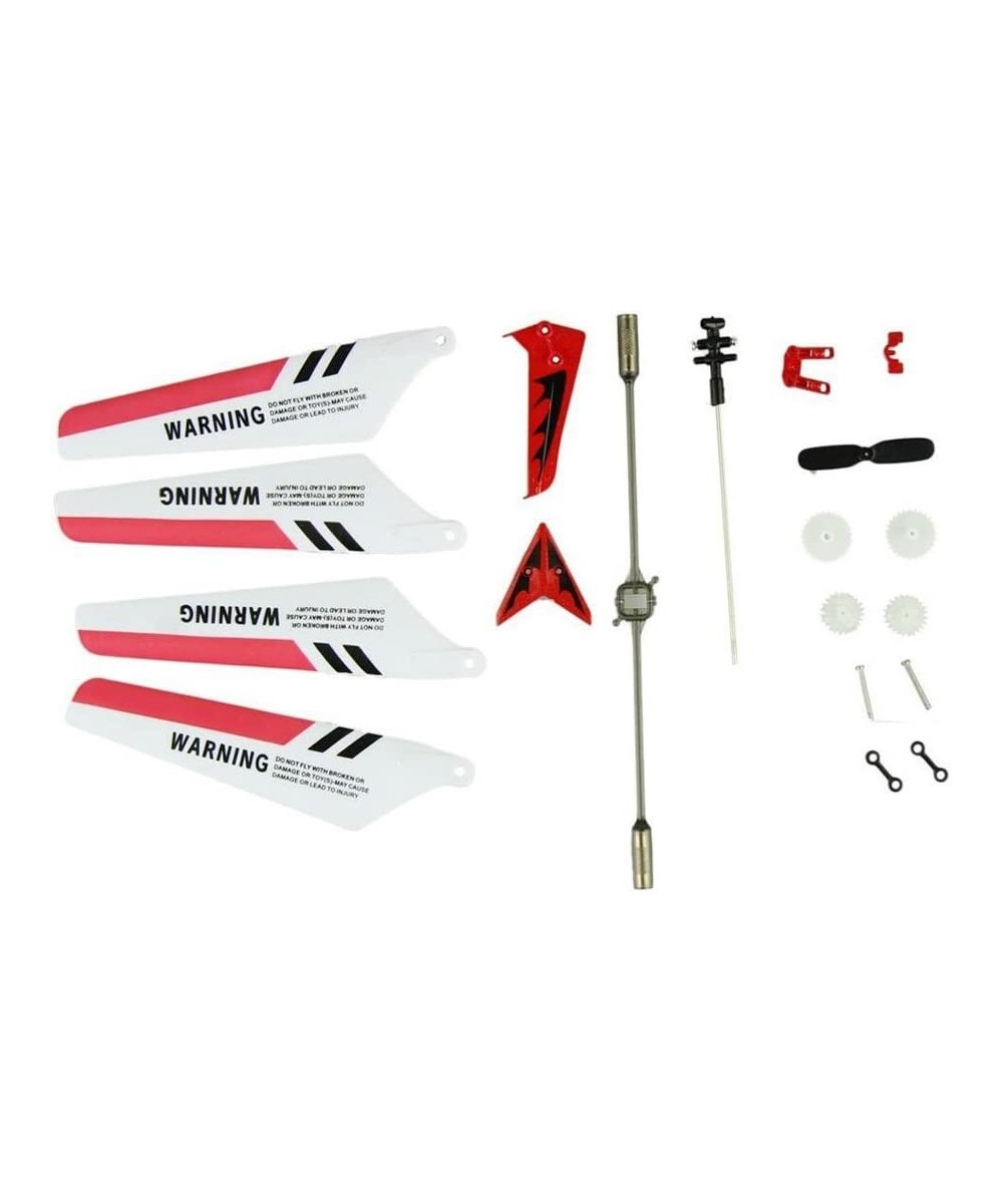 Wheel Gear Set Wings Tail Props Balance Bar Full Replacement Parts Set for S107 RC Helicopter(Set of 19 Red) $16.62 - Remote ...