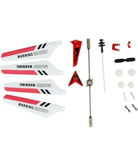 Wheel Gear Set Wings Tail Props Balance Bar Full Replacement Parts Set for S107 RC Helicopter(Set of 19 Red) $16.62 - Remote ...