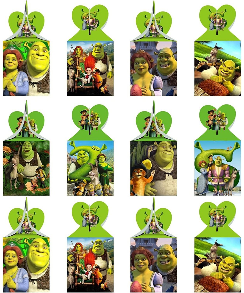 12pcs Shrek Party Favor Gift Boxes Shrek Movie Theme Birthday Party Supplies for Shrek Party Decorations $24.99 - Kids' Party...