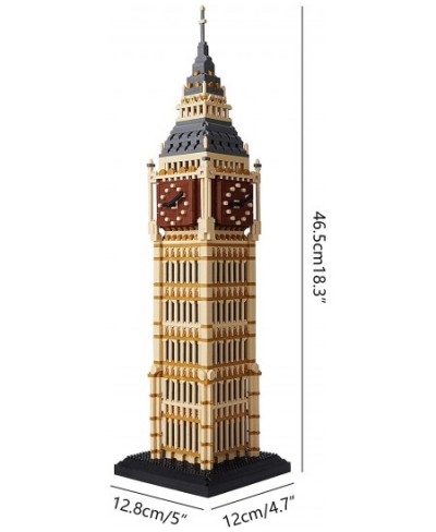 Micro Mini Building Blocks Set Big Ben Architectural Model Mini Blocks Educational Building Kit 3660 PCS $62.93 - Toy Buildin...