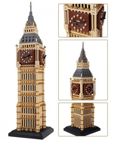 Micro Mini Building Blocks Set Big Ben Architectural Model Mini Blocks Educational Building Kit 3660 PCS $62.93 - Toy Buildin...