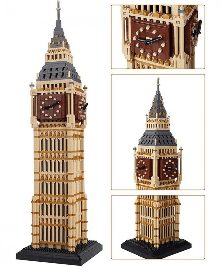 Micro Mini Building Blocks Set Big Ben Architectural Model Mini Blocks Educational Building Kit 3660 PCS $62.93 - Toy Buildin...