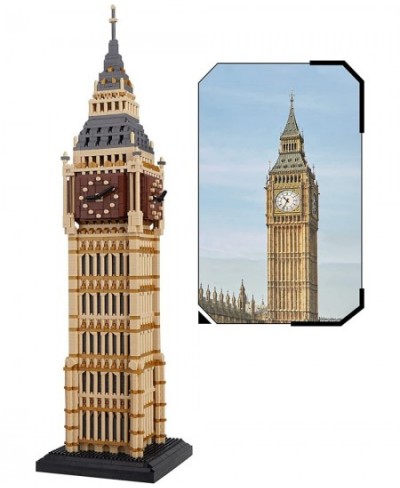 Micro Mini Building Blocks Set Big Ben Architectural Model Mini Blocks Educational Building Kit 3660 PCS $62.93 - Toy Buildin...