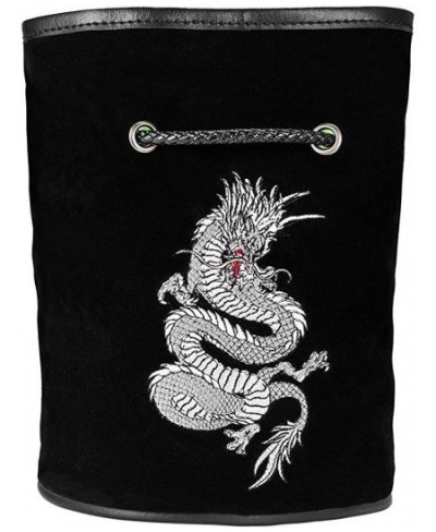 DND Dice Bag with Platinum Dragon. Large Dice Bags Ideal for RPGs (Black). $29.39 - Game Accessories