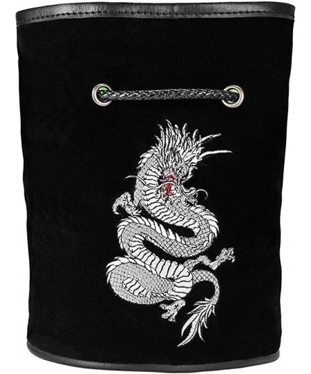 DND Dice Bag with Platinum Dragon. Large Dice Bags Ideal for RPGs (Black). $29.39 - Game Accessories