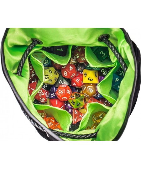 DND Dice Bag with Platinum Dragon. Large Dice Bags Ideal for RPGs (Black). $29.39 - Game Accessories