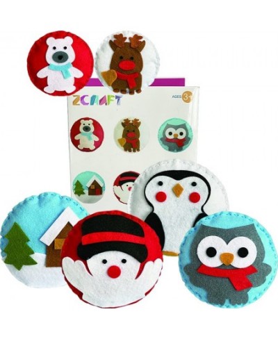 Felt DIY Sewing Crafts (Christmas Ornaments DIY Set) DIY Kit My First Sewing Kit for Kids Girls Boys Preschool Sewing Kits Pr...