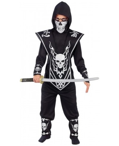 Kids Skull Ninja Costume Small (4-6) Black $37.78 - Kids' Costumes