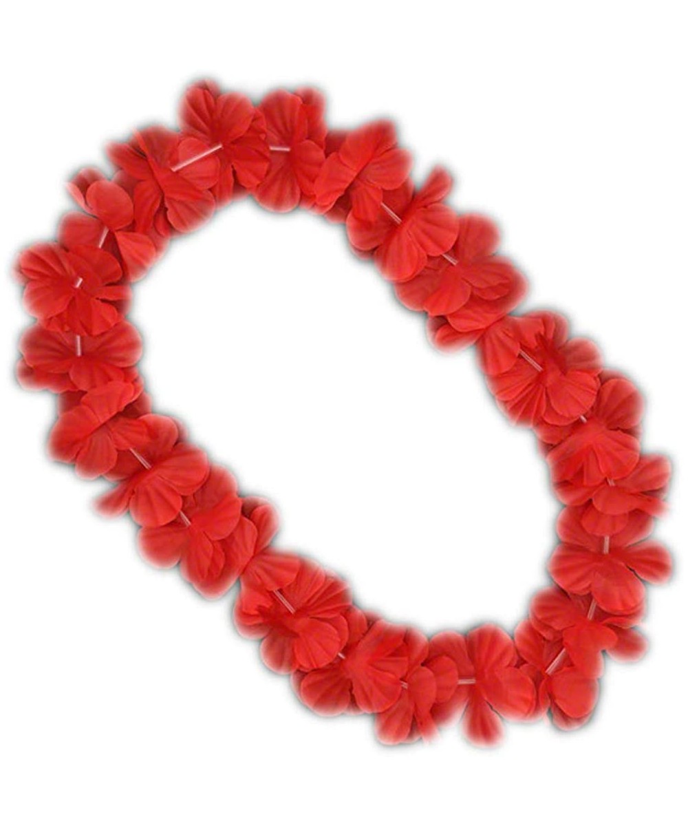 Hawaiian Flower Lei Necklace Red $14.59 - Kids' Dress-Up Accessories