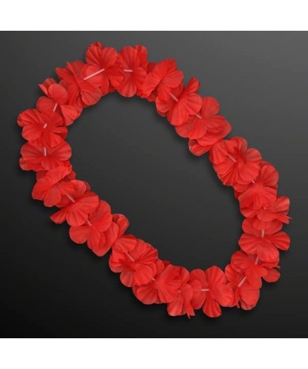 Hawaiian Flower Lei Necklace Red $14.59 - Kids' Dress-Up Accessories