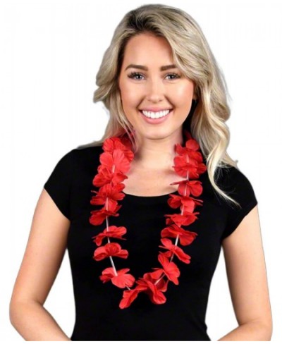 Hawaiian Flower Lei Necklace Red $14.59 - Kids' Dress-Up Accessories