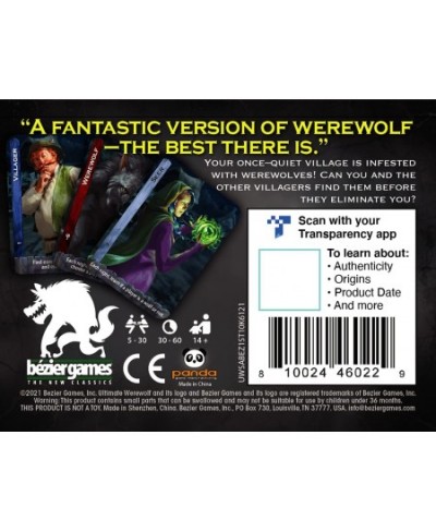 Ultimate Werewolf Revised Edition $19.46 - Board Games