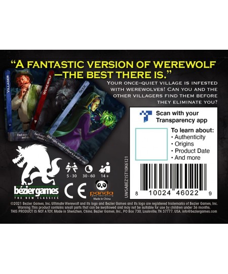 Ultimate Werewolf Revised Edition $19.46 - Board Games