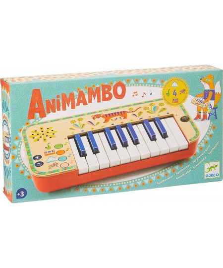 Animambo Synthesizer Musical Instrument Tan $95.54 - Kids' Musical Instruments