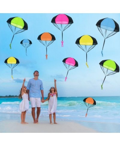 Parachute Toys for Kids - 10 Pcs Tangle Free Outdoor Flying Parachute Men Small Outside Toys 2023 for 3 4 5 6 7 8 9 10 Year O...