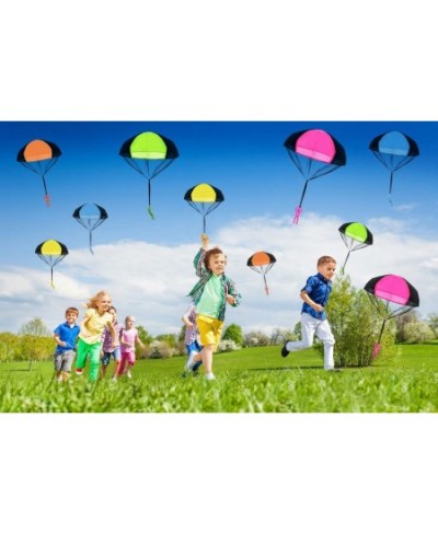 Parachute Toys for Kids - 10 Pcs Tangle Free Outdoor Flying Parachute Men Small Outside Toys 2023 for 3 4 5 6 7 8 9 10 Year O...