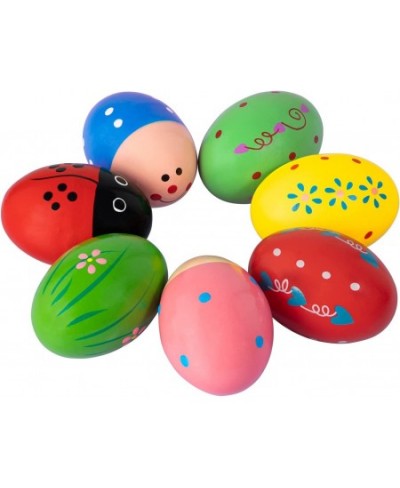 7Pcs Wooden Percussion Musical Egg Maracas Egg Shakers $20.23 - Kids' Musical Instruments