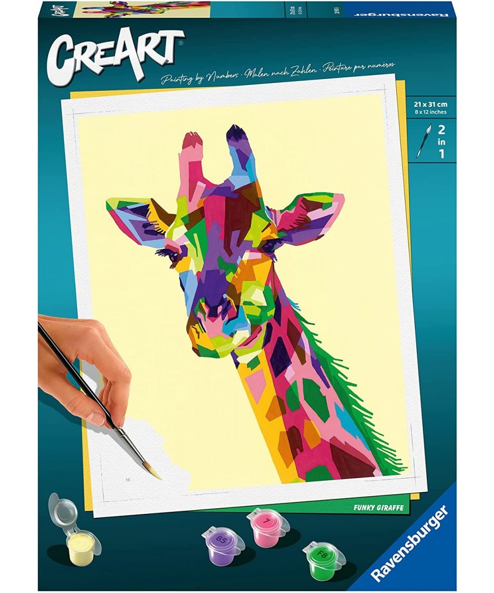 CreArt Funky Giraffe Paint by Numbers for Adults 12 Years Up - Painting Arts and Crafts Set - Home Decor Accessories $38.11 -...