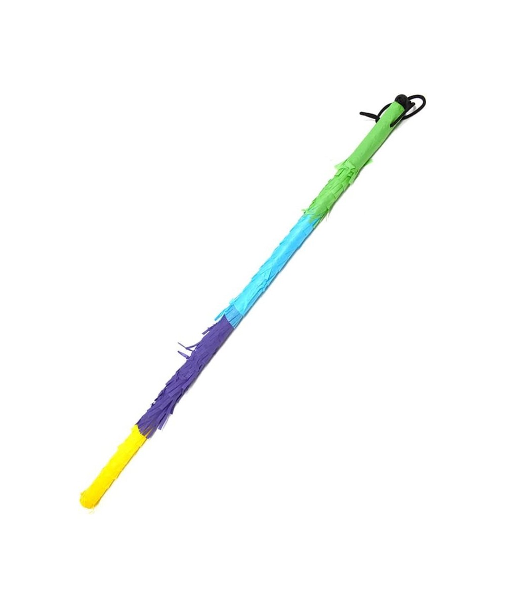 Colorful Paper Fringe Pinata Stick with Hand Tie Multi-Color 26-1/2-Inch $30.59 - Piñatas