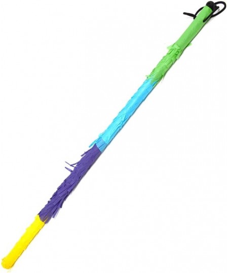 Colorful Paper Fringe Pinata Stick with Hand Tie Multi-Color 26-1/2-Inch $30.59 - Piñatas