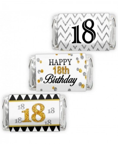 Happy 18th Birthday Mini Candy Bar Wrapper Stickers - Eighteenth Birthday Party Small Favors - 45 Stickers $14.99 - Kids' Par...