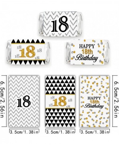 Happy 18th Birthday Mini Candy Bar Wrapper Stickers - Eighteenth Birthday Party Small Favors - 45 Stickers $14.99 - Kids' Par...