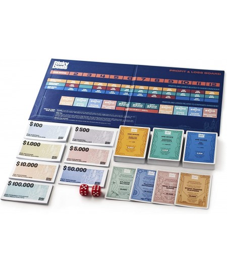 – The Stock Market Game - Bet Wisely Roll The Dice and Get Rich – Fun Board Game for Adults and Family Night - Adrenaline and...