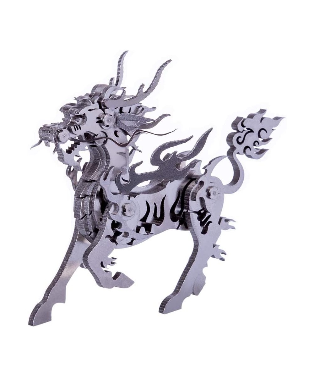 3D Metal Puzzles Kylin for Kids Ages 10-12 Stainless Steel 3D Metal Model Kits Animal to Build Assembly Hobby Animal Model Ki...