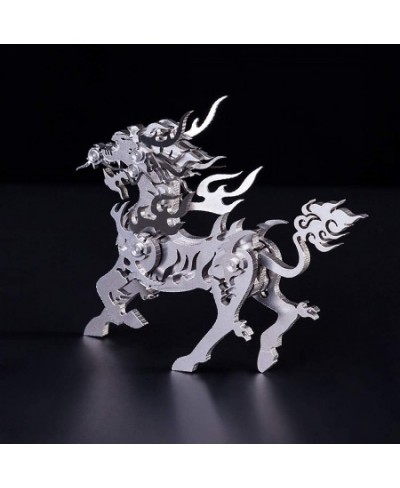 3D Metal Puzzles Kylin for Kids Ages 10-12 Stainless Steel 3D Metal Model Kits Animal to Build Assembly Hobby Animal Model Ki...