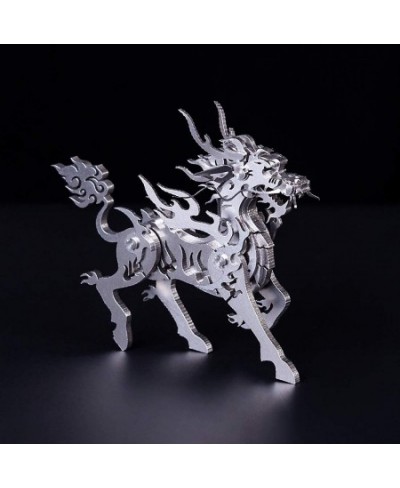 3D Metal Puzzles Kylin for Kids Ages 10-12 Stainless Steel 3D Metal Model Kits Animal to Build Assembly Hobby Animal Model Ki...