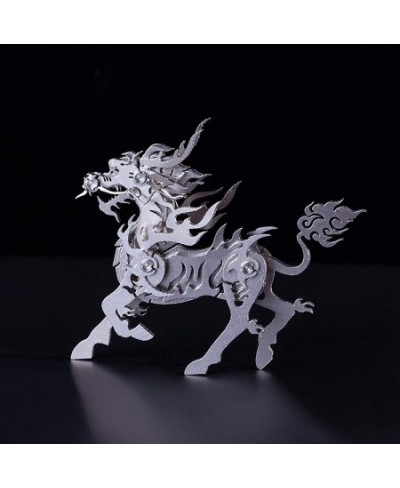 3D Metal Puzzles Kylin for Kids Ages 10-12 Stainless Steel 3D Metal Model Kits Animal to Build Assembly Hobby Animal Model Ki...