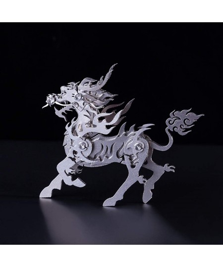 3D Metal Puzzles Kylin for Kids Ages 10-12 Stainless Steel 3D Metal Model Kits Animal to Build Assembly Hobby Animal Model Ki...