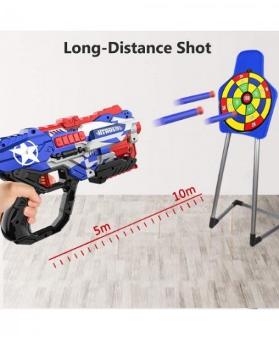 Blaster Gun Toy Guns for Boys Portable Pistol Toy Foam Blaster Guns with 60 PCS Refill Soft Foam Darts and One Competitive Sh...