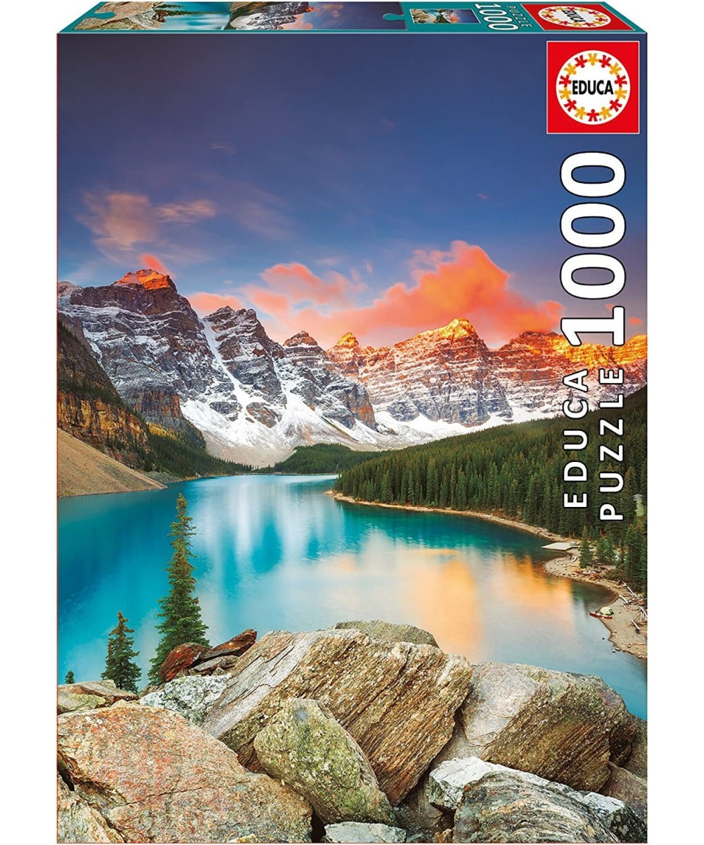 17739 Lake Moraine 1000 Piece Jigsaw Puzzle for Adults and Children from 10 Years World Heritage Series Canada Banff National...