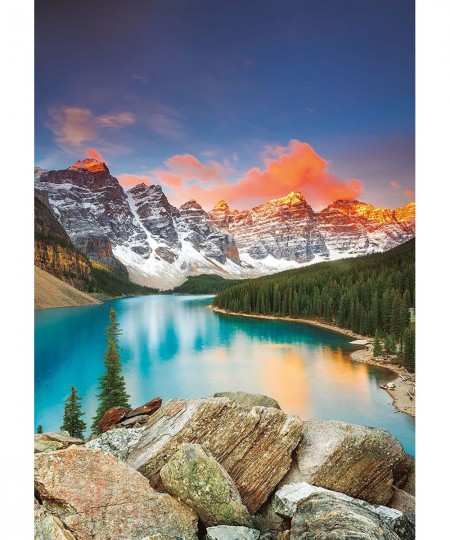 17739 Lake Moraine 1000 Piece Jigsaw Puzzle for Adults and Children from 10 Years World Heritage Series Canada Banff National...