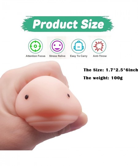 Blobfish Toy Pull Stretch and Squeeze Stress Cute Fish Toy for Anxiety Relief Funny Cute Sensory Toys for Autism Birthday Chr...