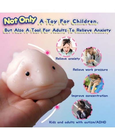 Blobfish Toy Pull Stretch and Squeeze Stress Cute Fish Toy for Anxiety Relief Funny Cute Sensory Toys for Autism Birthday Chr...