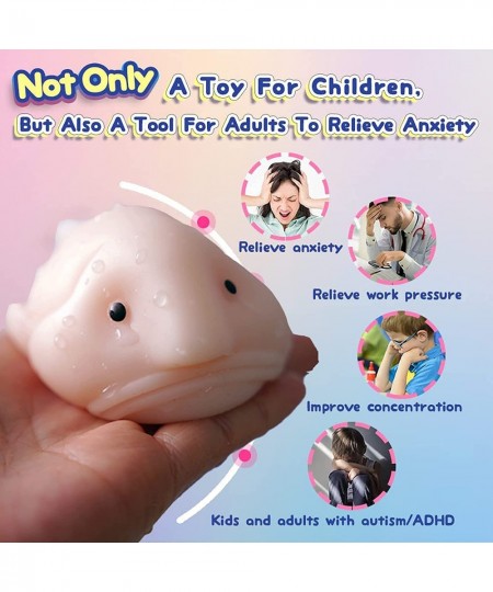 Blobfish Toy Pull Stretch and Squeeze Stress Cute Fish Toy for Anxiety Relief Funny Cute Sensory Toys for Autism Birthday Chr...