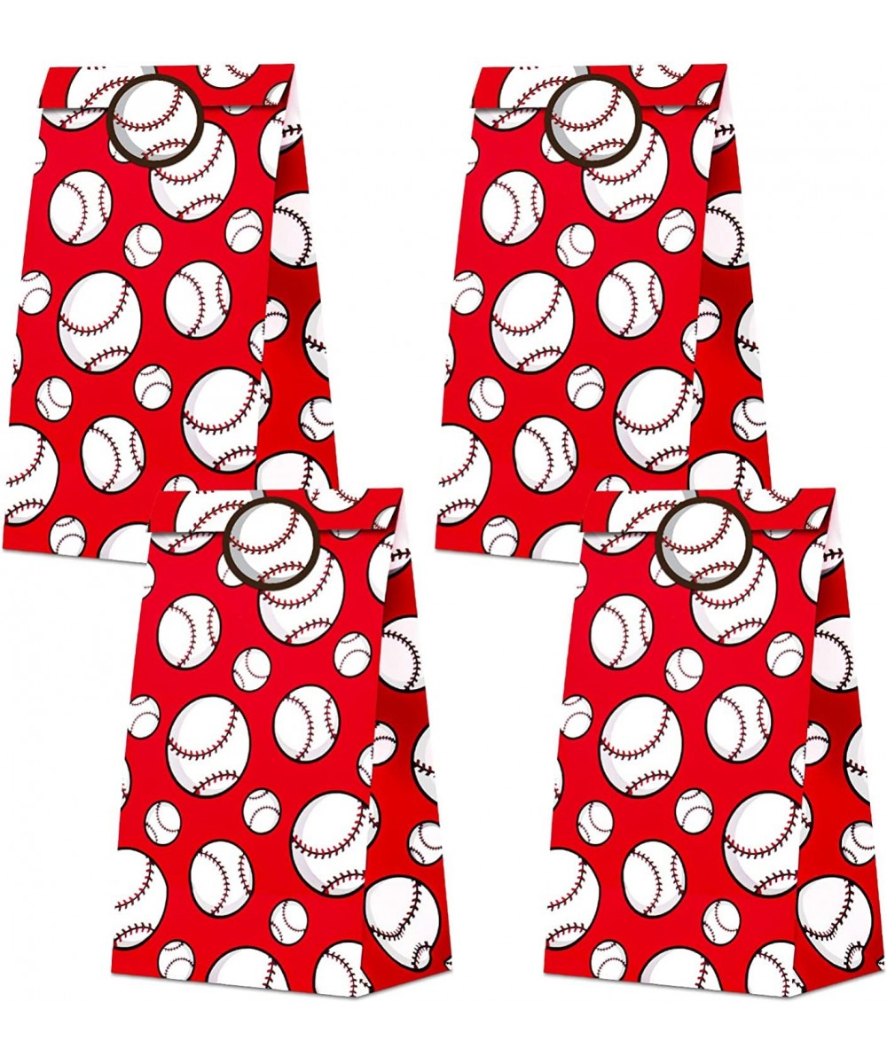 Baseball Bag Baseball Print Paper Candy Bags for Baseball Party Supplies Party Decorations- Baseball Party Bags Party Favor G...