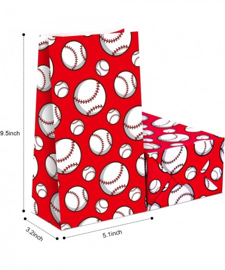 Baseball Bag Baseball Print Paper Candy Bags for Baseball Party Supplies Party Decorations- Baseball Party Bags Party Favor G...