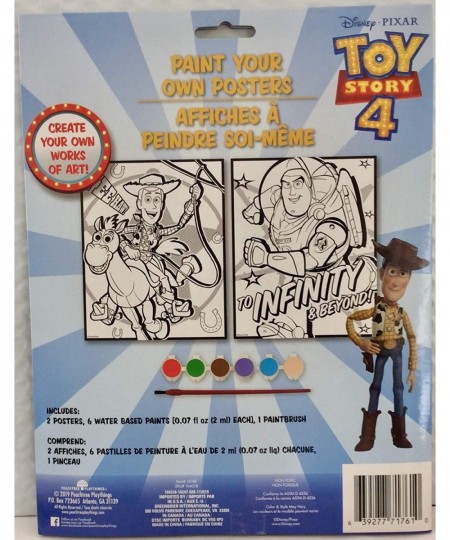 Toy Story 4 Paint Your Own Posters Kit $14.65 - Craft Kits