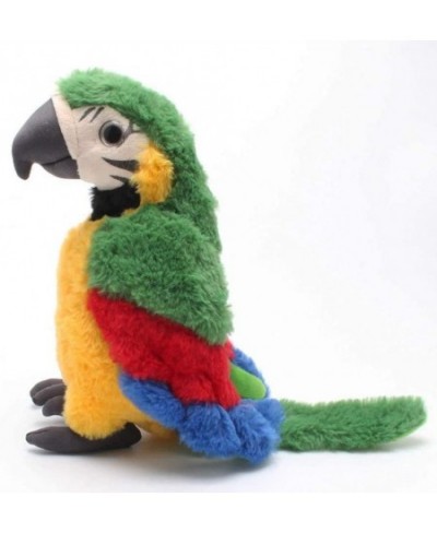 Talking Parrot Speaking Parrot Record Repeats Toy Talking Stuffed Animal Waving Wings Interactive Plush Toy Kid Birthday Gift...