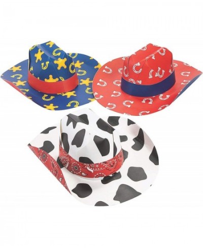 Kids Cardboard Cowboy Hats (set of 12) Cowboy Party Supplies $43.37 - Kids' Party Hats