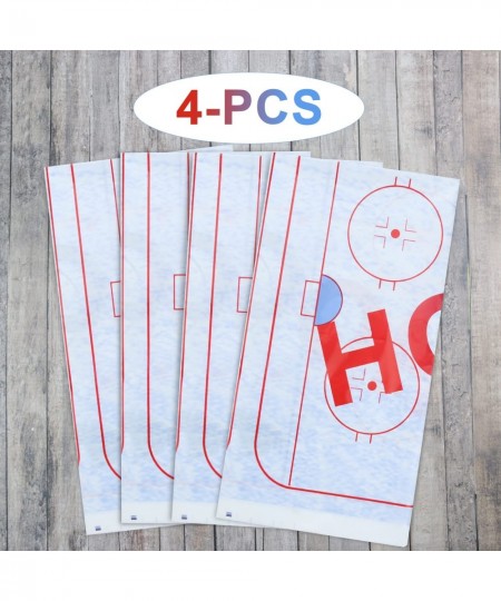 Hockey Tablecloths - 86''x 51'' Ice Hockey Rink Printed Table Cover Disposable Plastic Tablecloth for Hockey Themed Birthday ...