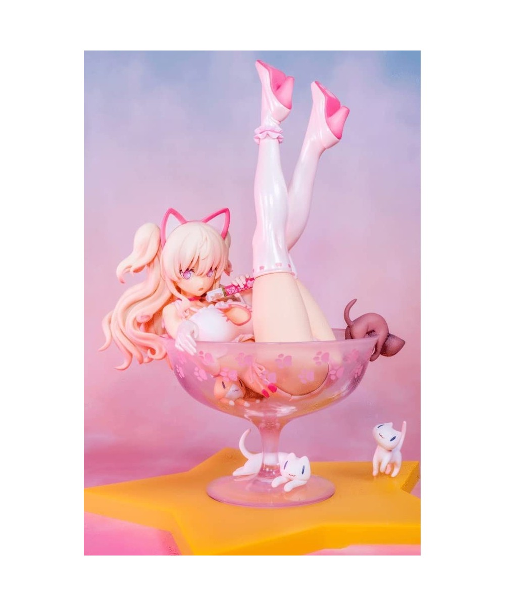 Ecchi Anime Figure Goblet Beautiful Girl Cat Ears Cute Busty Girls Ver. Replaceable Facial Expression Removable Clothes Waifu...