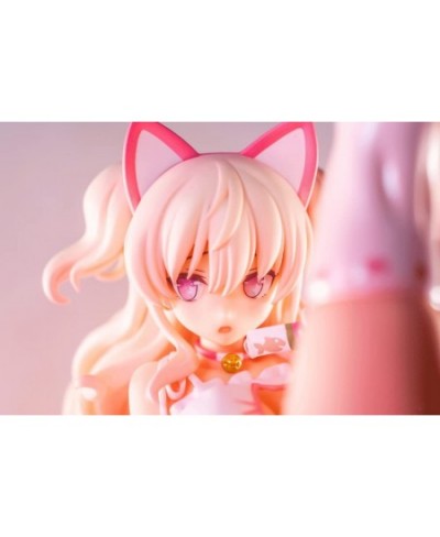 Ecchi Anime Figure Goblet Beautiful Girl Cat Ears Cute Busty Girls Ver. Replaceable Facial Expression Removable Clothes Waifu...