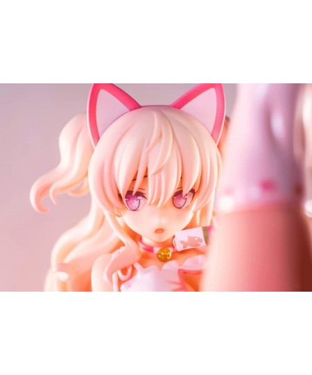 Ecchi Anime Figure Goblet Beautiful Girl Cat Ears Cute Busty Girls Ver. Replaceable Facial Expression Removable Clothes Waifu...